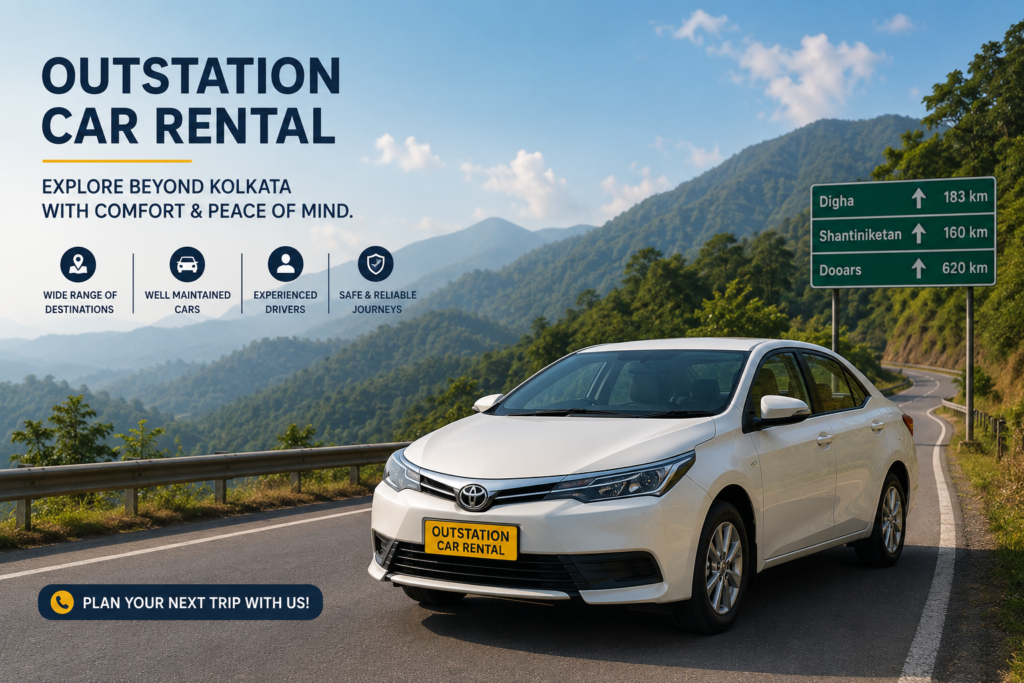 Outstation Car Rental from Kolkata
