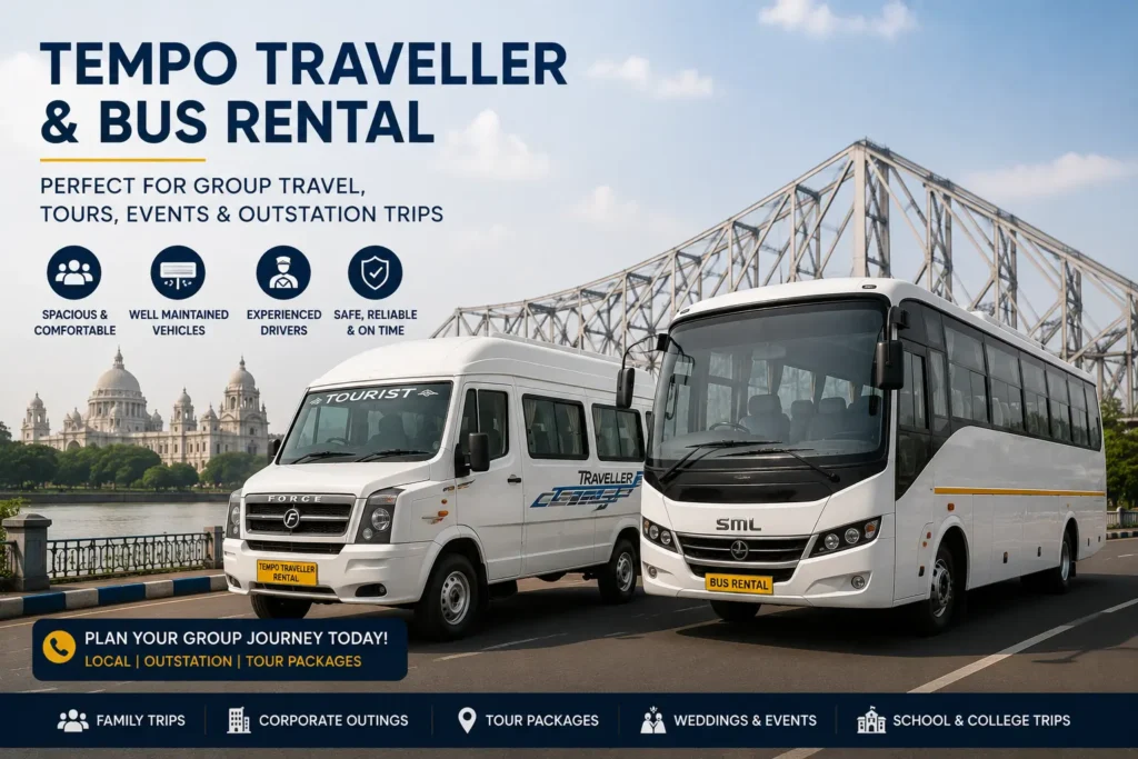 Tempo Traveller & Bus Rental