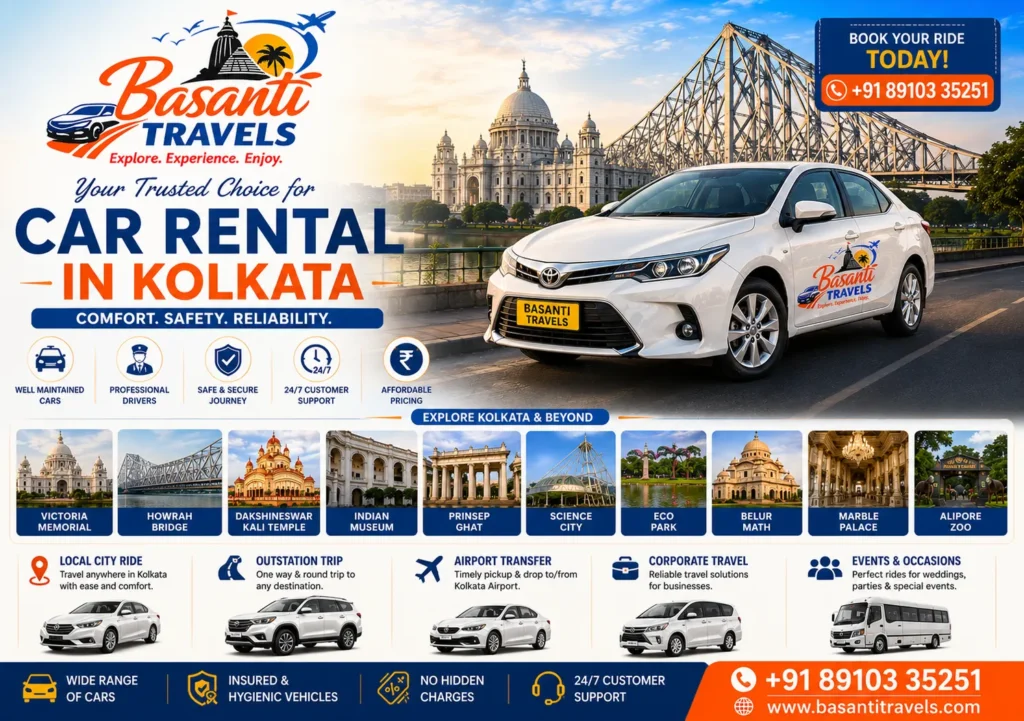 Your Trusted Choice for Car Rental in Kolkata